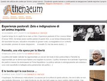 Tablet Screenshot of giornaleathenaeum.com
